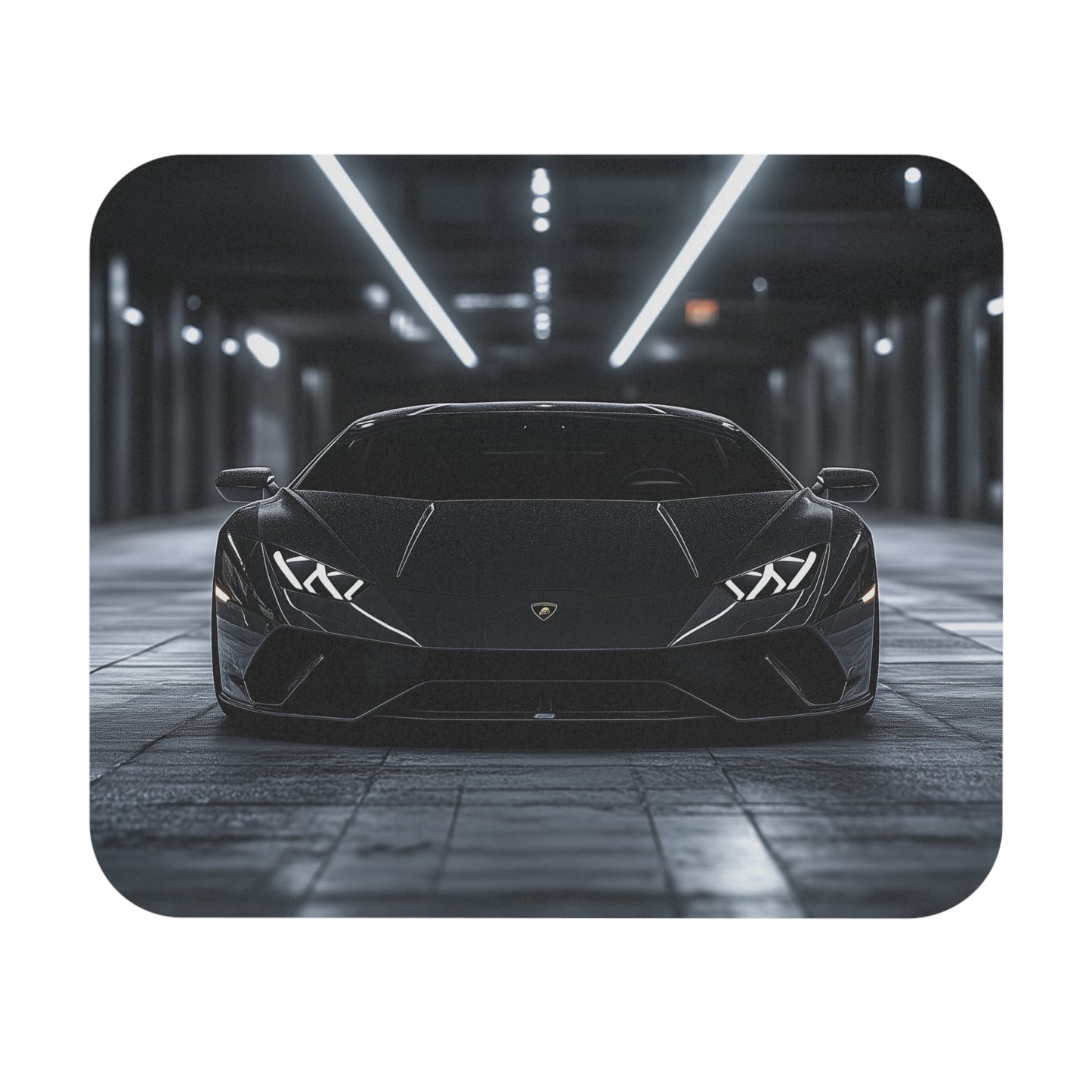 Lamborghini Huracan mouse pad on a white background