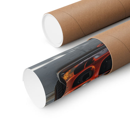 Rolled Mazda RX-7 poster in tube