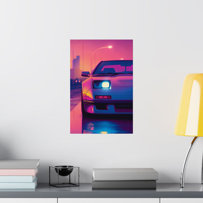 12 x 18 inch 300ZX poster displayed on a wall