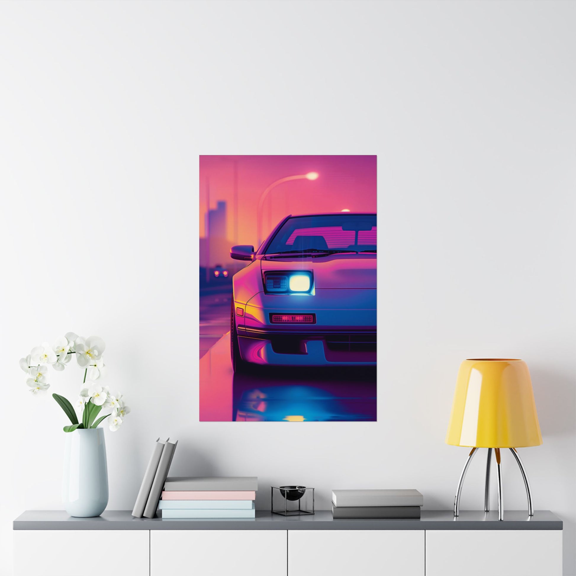 24 x 36 inch 300ZX poster displayed on a wall