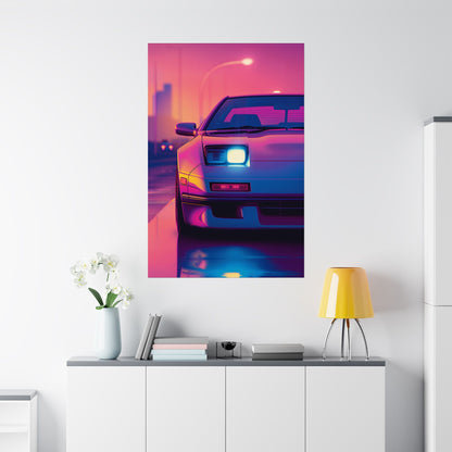 36 x 54 inch 300ZX poster displayed on a wall