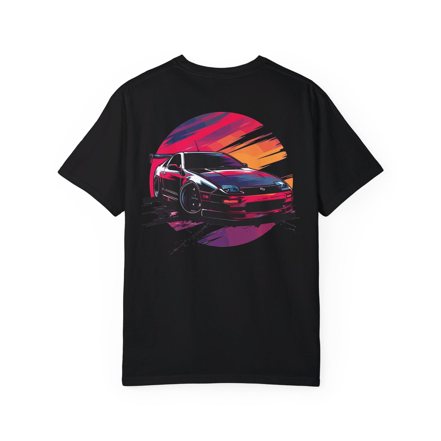 Rear view of Black Nissan 300ZX T-shirt