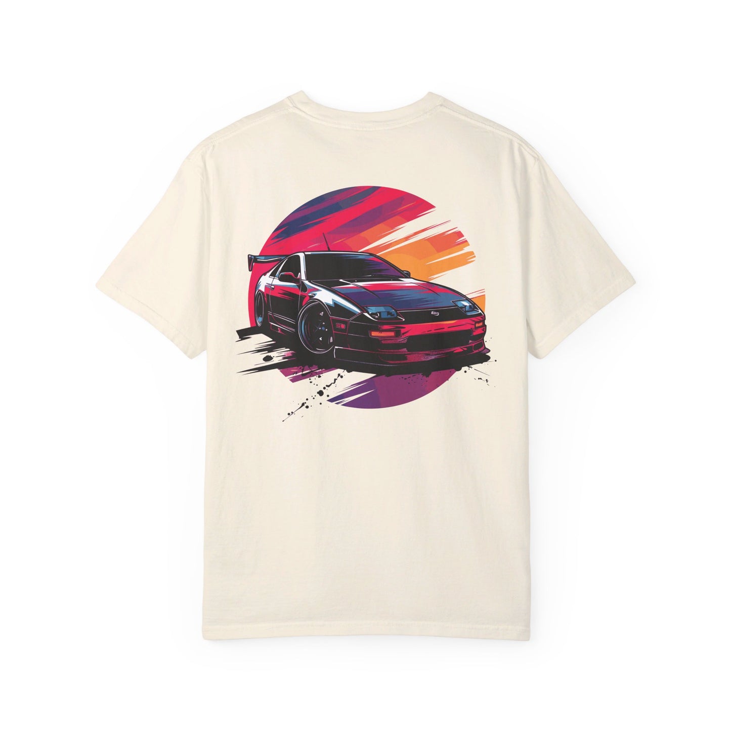 Rear view of Ivory Nissan 300ZX T-shirt