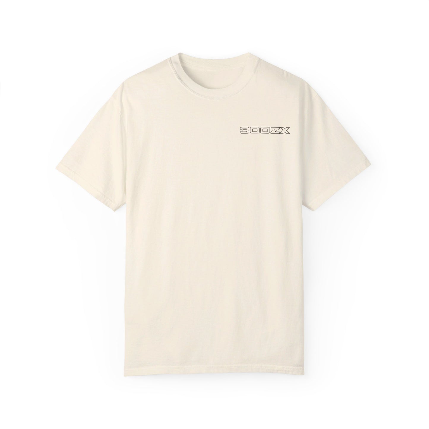 Front view of Ivory Nissan 300ZX T-shirt