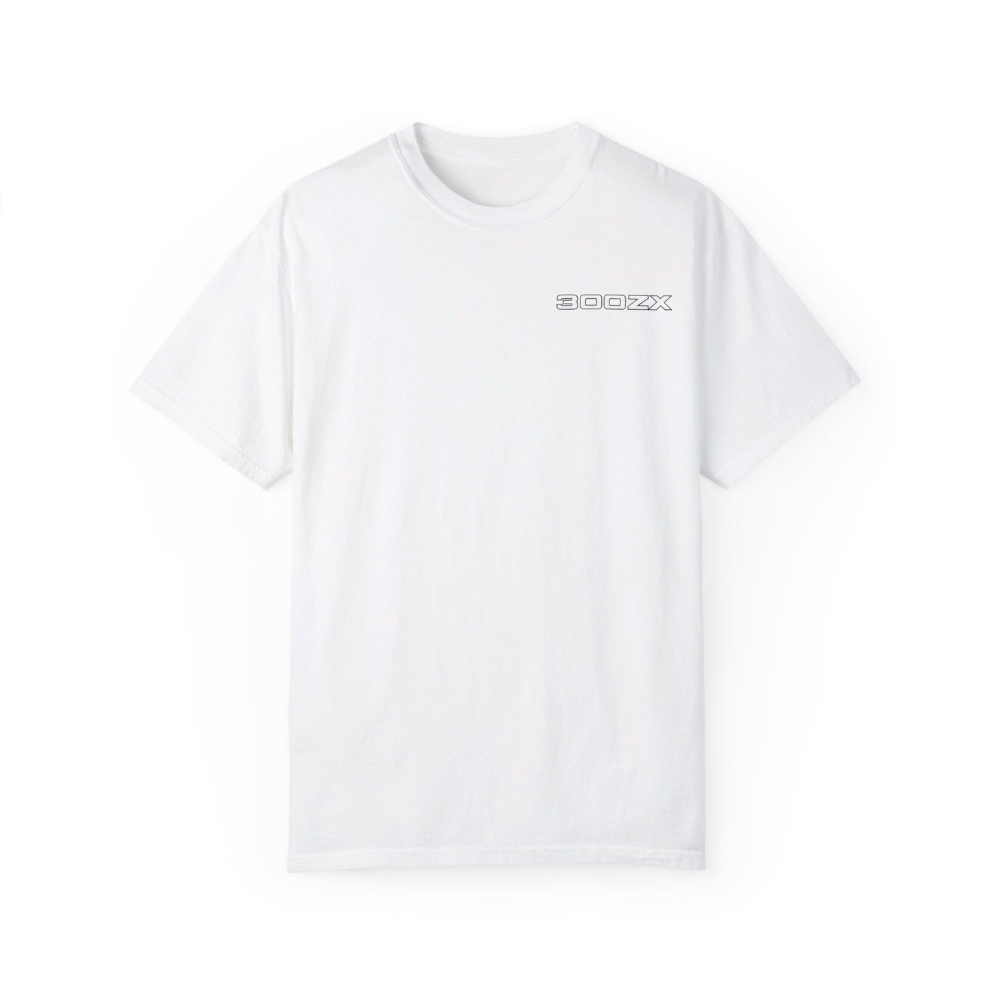 Front view of White Nissan 300ZX T-shirt