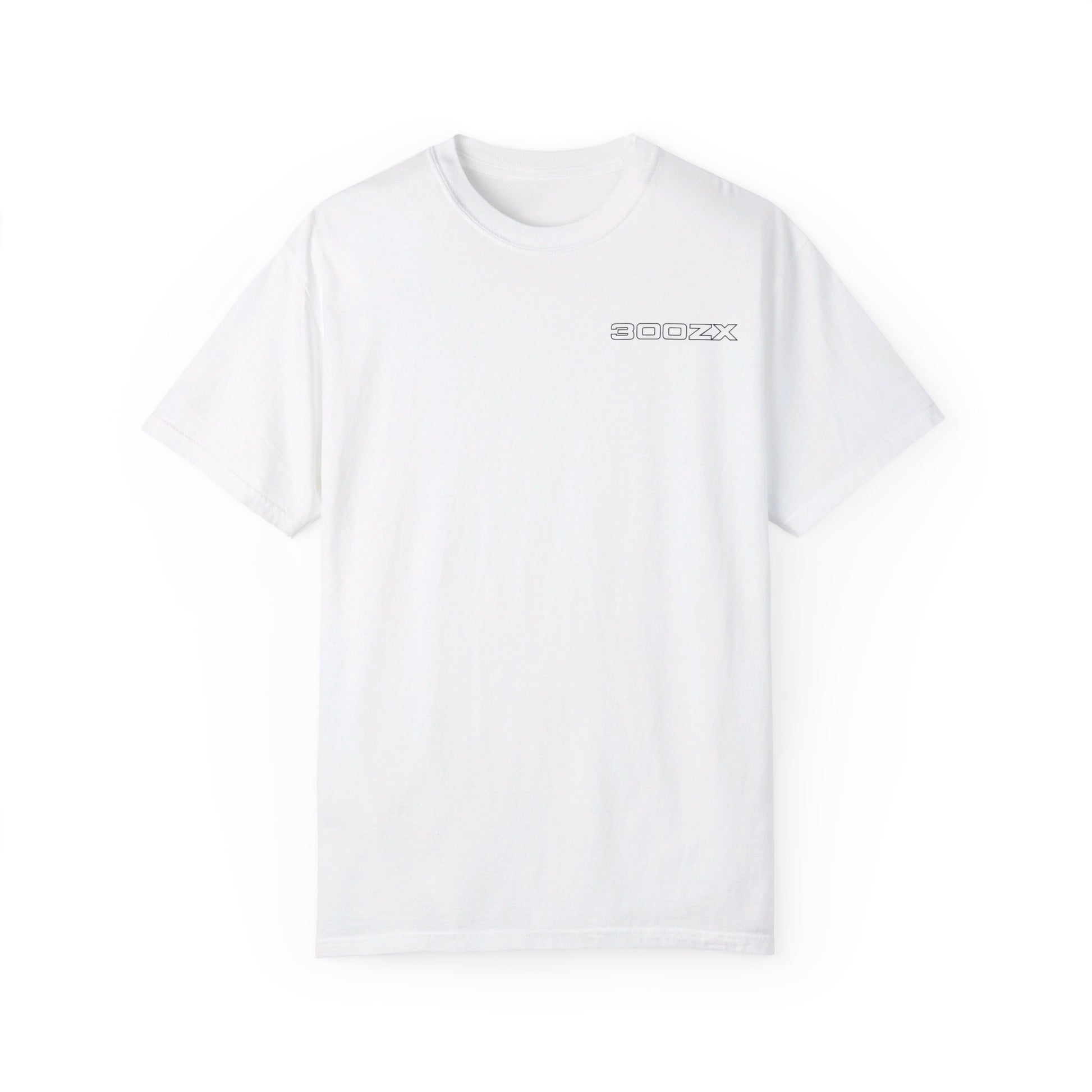 Front view of White Nissan 300ZX T-shirt