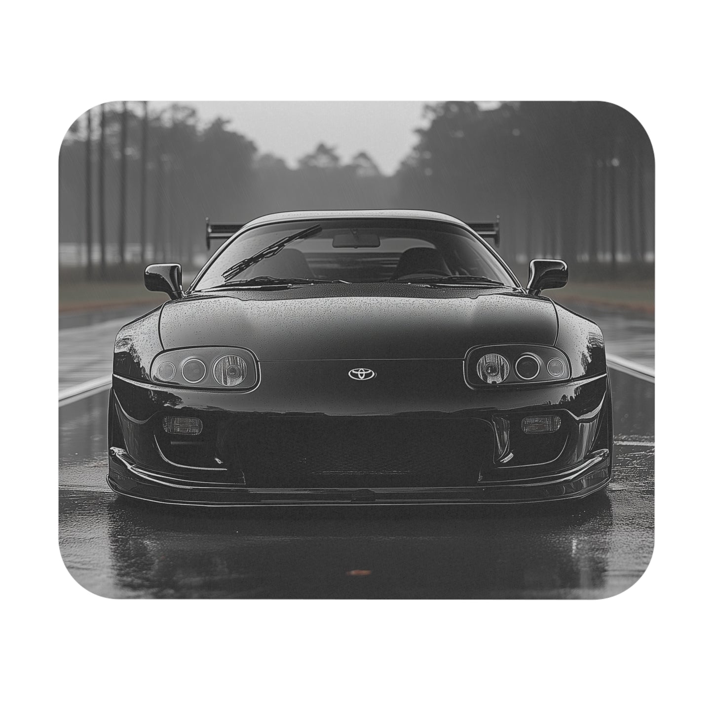 Toyota Supra MK4 mouse pad on a white background