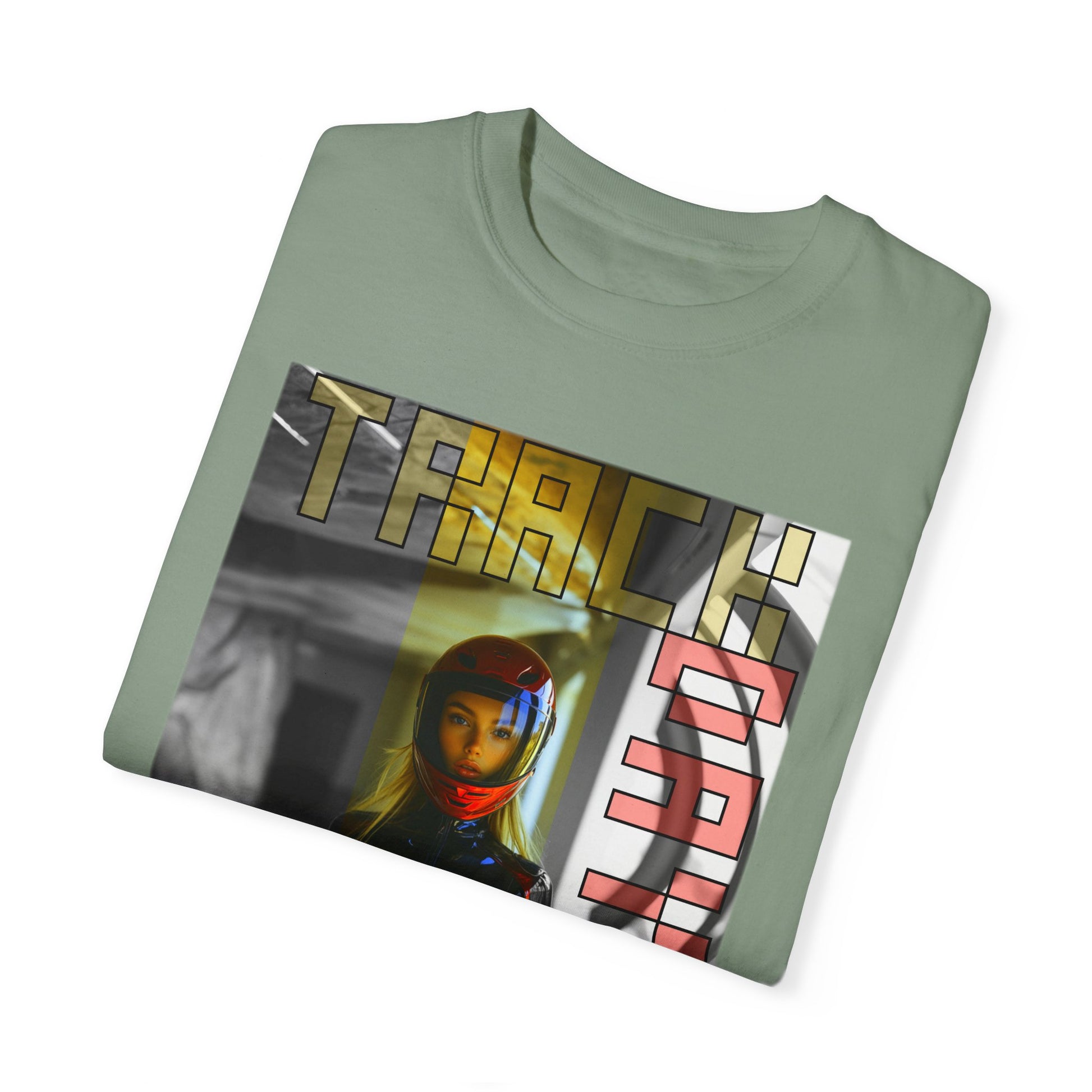 Folded view Track Day Bay T-shirt