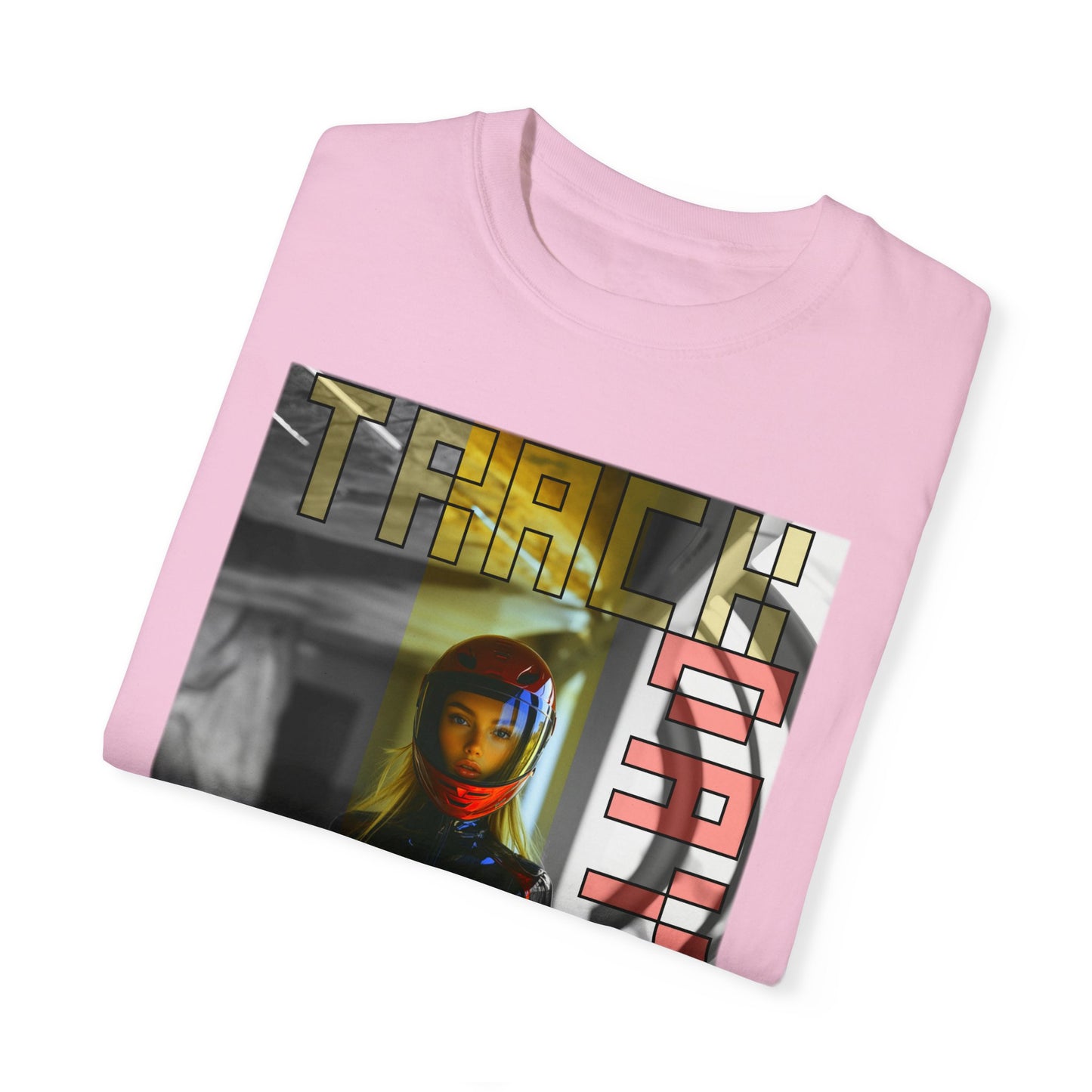 Folded view Track Day Blossom T-shirt