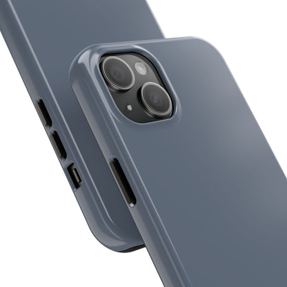 Back view of the iPhone 15 Plus BMW Davit Grey phone case. 