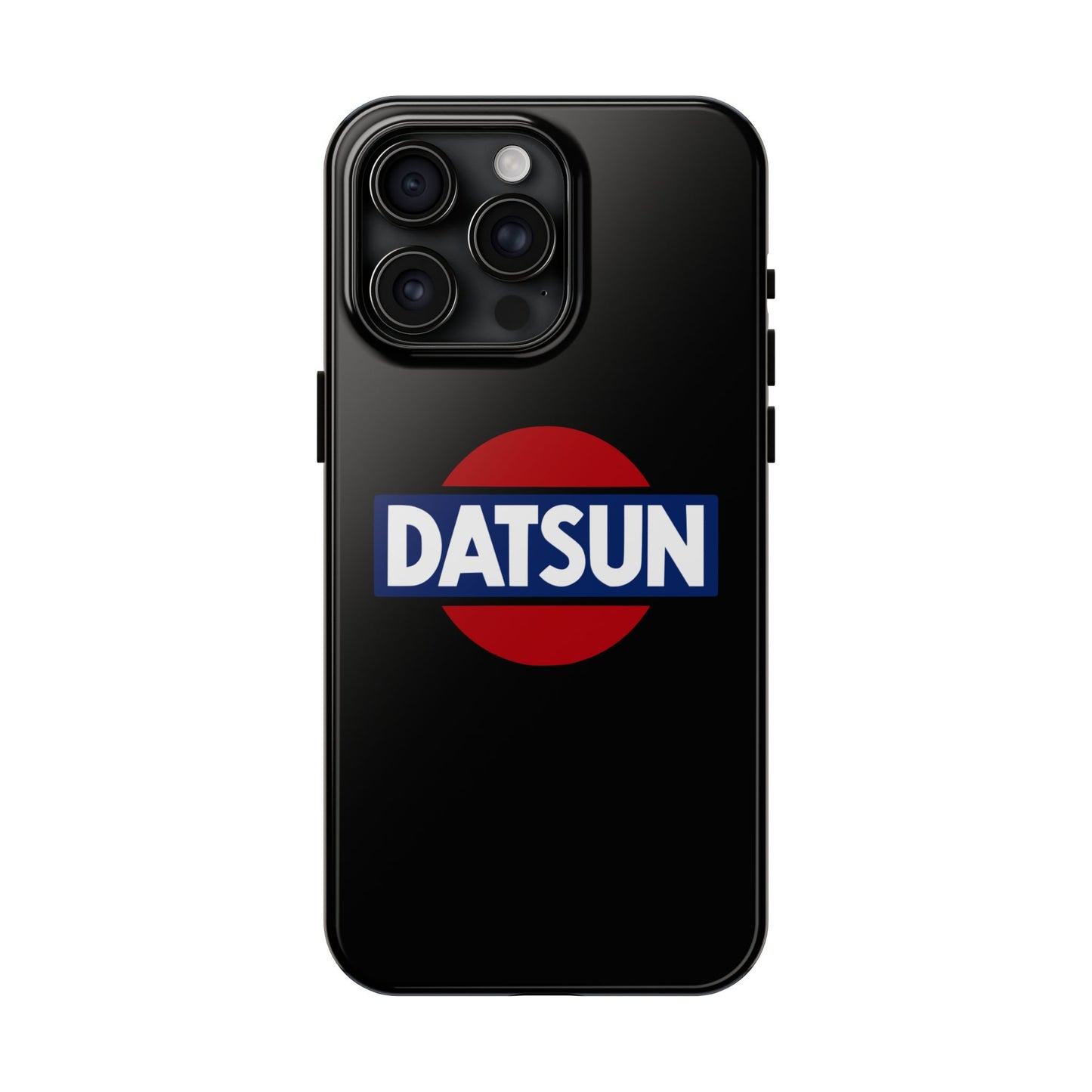 Primary view of Black iPhone 15 Pro Max Datsun phone case.