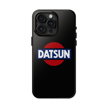 Primary view of Black iPhone 15 Pro Max Datsun phone case.